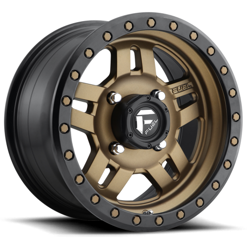 Frontline BDC 30x10-14 Tires on Fuel Anza Matte Bronze Wheels Frontline BDC 30x10-14 Tires on Fuel Anza Matte Bronze Wheels