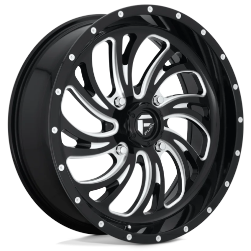 Fuel Off Road Kompressor Gloss Black Milled 18x7 Wheels/Rims (Full Set) Fuel Off Road Kompressor Gloss Black Milled 18x7 Wheels/Rims (Full Set)