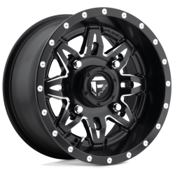 Maxxis Carnivore 35x10-15 Tires on Fuel Lethal Matte Black Milled Wheels Maxxis Carnivore 35x10-15 Tires on Fuel Lethal Matte Black Milled Wheels