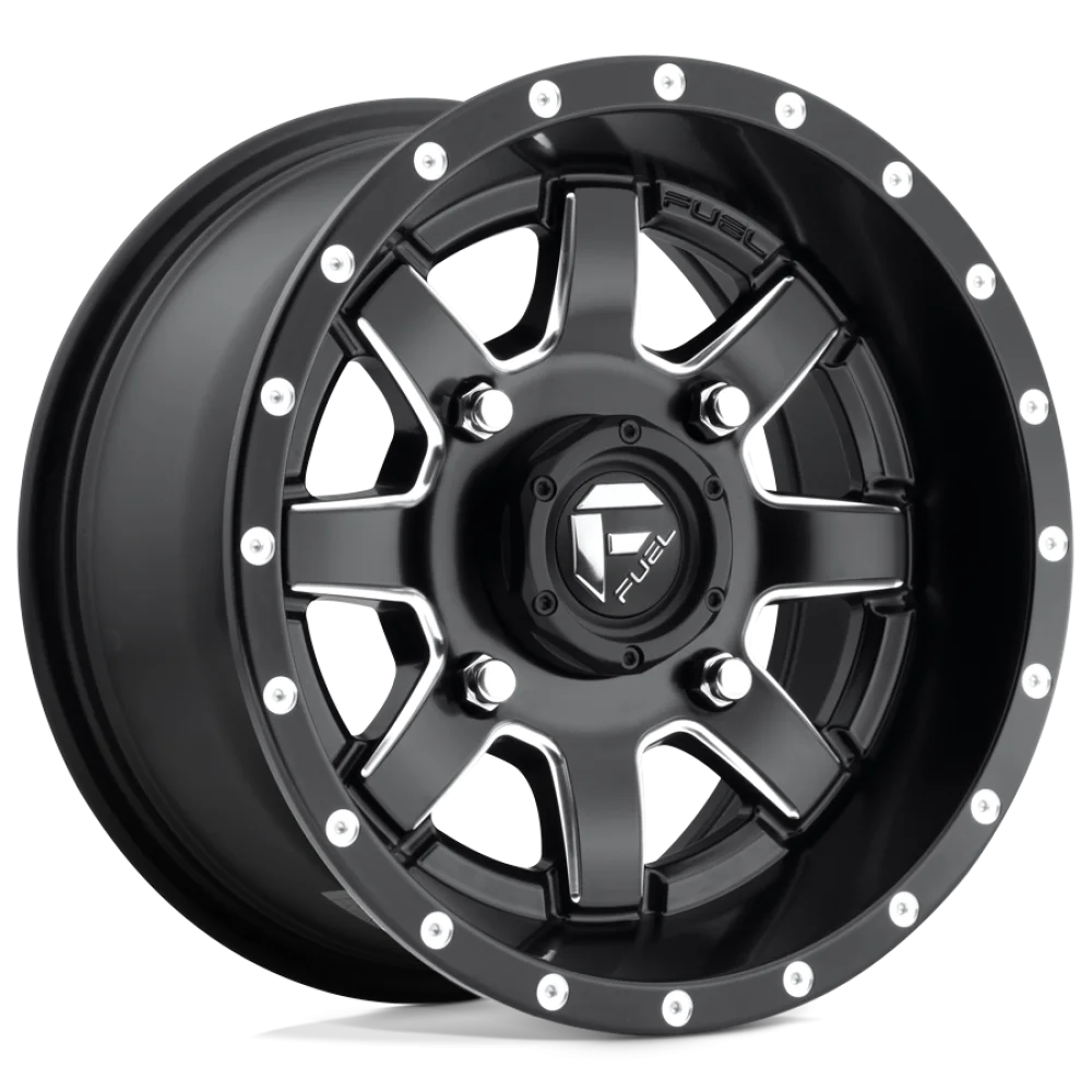 Fuel Maverick Matte Black Milled wheel