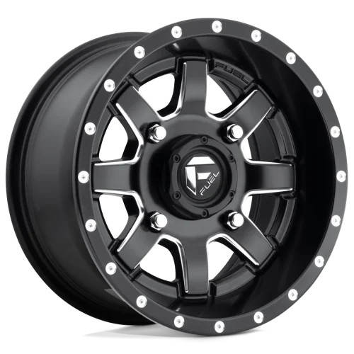 Fuel Maverick Matte Black Milled wheel