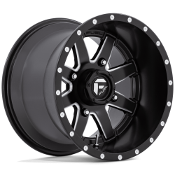 Frontline ACP 33x12-15 (10ply) Tires on Fuel Maverick Matte Black Milled (15x10) Wheels