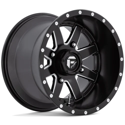 Fuel Maverick Matte Black Milled (15x10) wheel