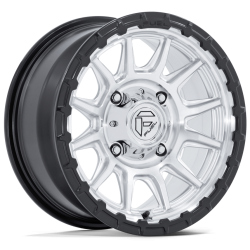 EFX MotoRavage XL 32x10-15 (8ply) Radial Tires on Fuel Piston Hyper Silver Machined Wheels EFX MotoRavage XL 32x10-15 (8ply) Radial Tires on Fuel Piston Hyper Silver Machined Wheels