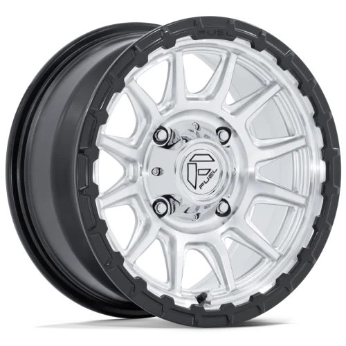 Fuel Piston Hyper Silver Machined wheel