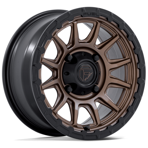 EFX MotoRally 30x10-15 Tires on Fuel Piston Matte Bronze Wheels