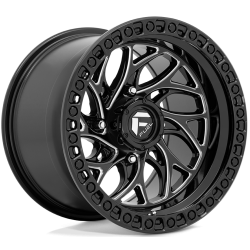System 3 Offroad XTR370W 32x12-15 (10ply) Radial Tires on Fuel Runner Gloss Black Milled (15x10) Wheels