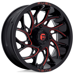 Frontline BDC 30x10-20 (10ply) Radial Tires on Fuel Fuel Runner Candy Red Wheels Frontline BDC 30x10-20 (10ply) Radial Tires on Fuel Fuel Runner Candy Red Wheels