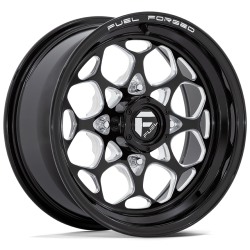 Frontline ACP 33x12-15 (10ply) Tires on Fuel Scepter Gloss Black Milled (15x10) Forged Wheels
