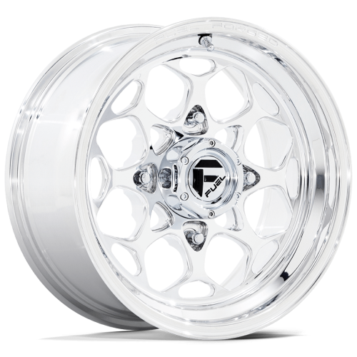 Frontline ACP 33x12-15 (10ply) Tires on Fuel Scepter Polished (15x10) Forged Wheels