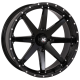 Assassinator Mud Tires 36x8-20 on High Lifter HL10 Gloss Black Wheels