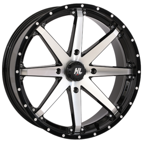 Assassinator Mud Tires 36x8-20 on High Lifter HL10 Machined Wheels