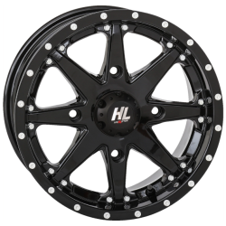 Frontline ACP 32x10-15 Tires on High Lifter HL10 Gloss Black Wheels Frontline ACP 32x10-15 Tires on High Lifter HL10 Gloss Black Wheels