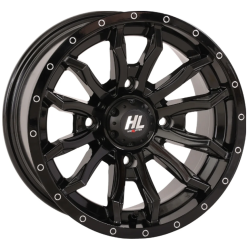 BKT AT 171 28x9-14 Tires on HL21 Gloss Black Wheels BKT AT 171 28x9-14 Tires on HL21 Gloss Black Wheels