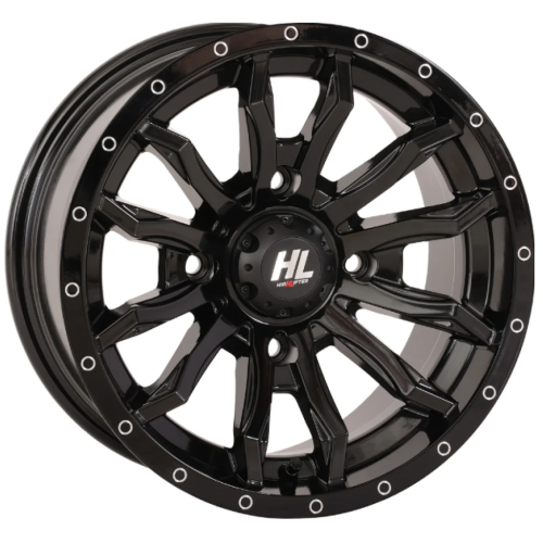 BKT AT 171 28x9-14 Tires on HL21 Gloss Black Wheels BKT AT 171 28x9-14 Tires on HL21 Gloss Black Wheels