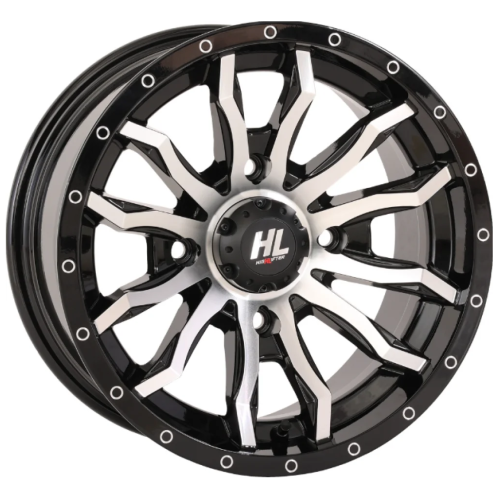 BKT AT 171 28x9-14 Tires on HL21 Machined Wheels