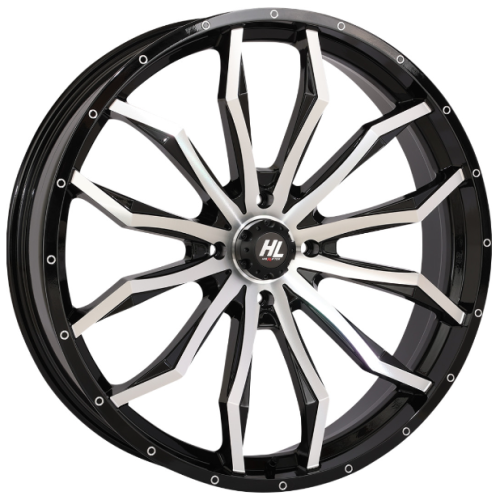 EFX MotoSlayer 45x10.5-24 Tires on High Lifter HL21 Machined Wheels