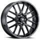 Terache Aztex XL 33x9-18 (8ply) Tires on ITP Hurricane Gloss Black Wheels