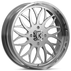 Terache Aztex XL 38x9-22 (8ply) Tires on KG1 Forged KU022 Galactic Polished Wheels
