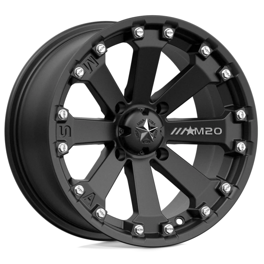 MSA M20 Kore Matte Black wheel