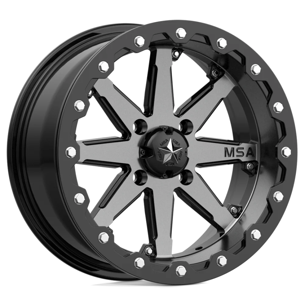 MSA M21 Lok Gunmetal Beadlock wheel
