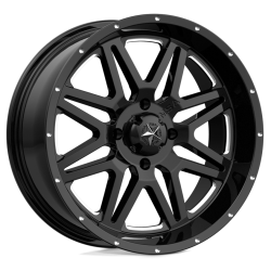 ITP MT911 27x10-14 (8ply) Tires on MSA M26 Vibe Gloss Black Milled Wheels ITP MT911 27x10-14 (8ply) Tires on MSA M26 Vibe Gloss Black Milled Wheels