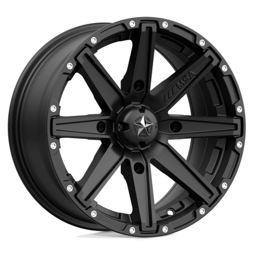 MSA M33 Clutch Satin Black 14x7 Wheels/Rims (Full Set) MSA M33 Clutch Satin Black 14x7 Wheels/Rims (Full Set)