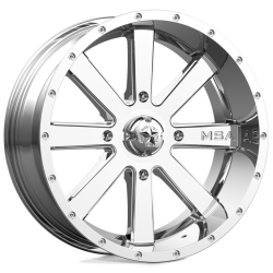 MSA M34 Flash Chrome 22x7 Wheels/Rims (Full Set)