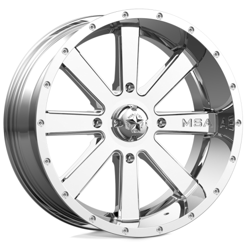 MSA M34 Flash Chrome 22x7 Wheels/Rims (Full Set) MSA M34 Flash Chrome 22x7 Wheels/Rims (Full Set)