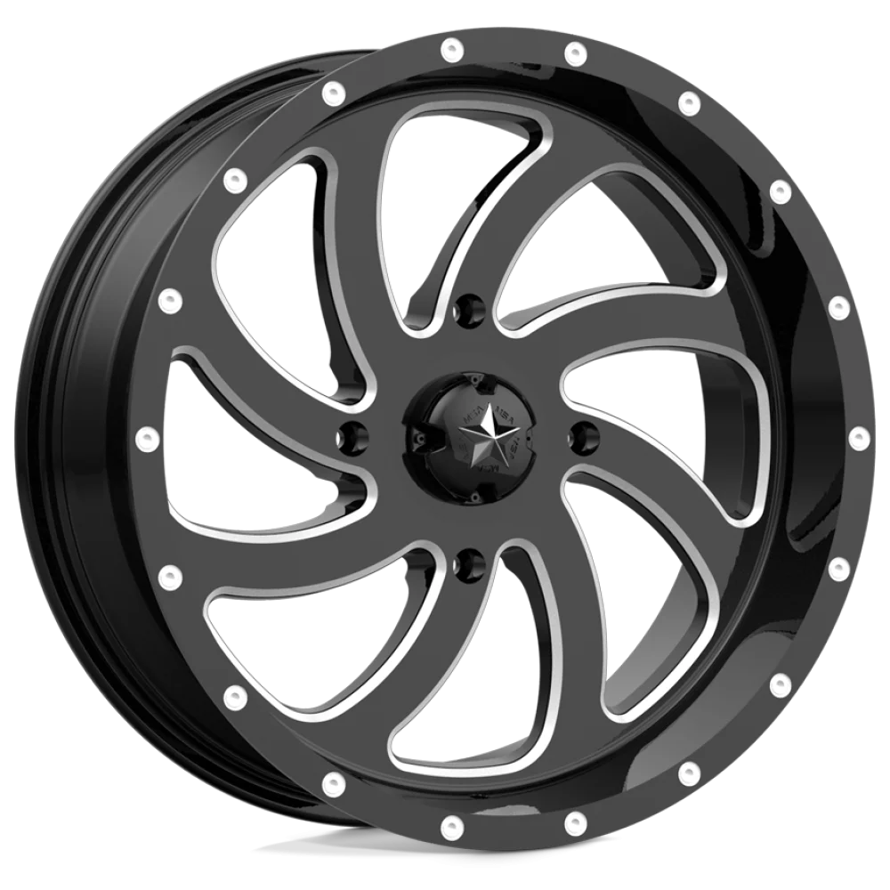 MSA M36 Switch Gloss Black Milled wheel