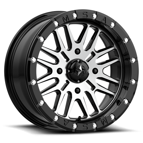 MSA M37 Brute 16x7 Machined Beadlock Wheels/Rims (Full Set)