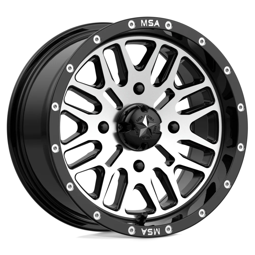 MSA M38 Brute Machined wheel