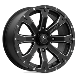 ITP MT911 27x10-14 (8ply) Tires on MSA M42 Bounty Satin Black Milled Wheels ITP MT911 27x10-14 (8ply) Tires on MSA M42 Bounty Satin Black Milled Wheels