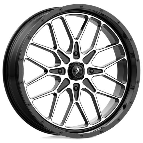 MSA M45 Portal Machined 18x7 Wheels/Rims (Full Set)
