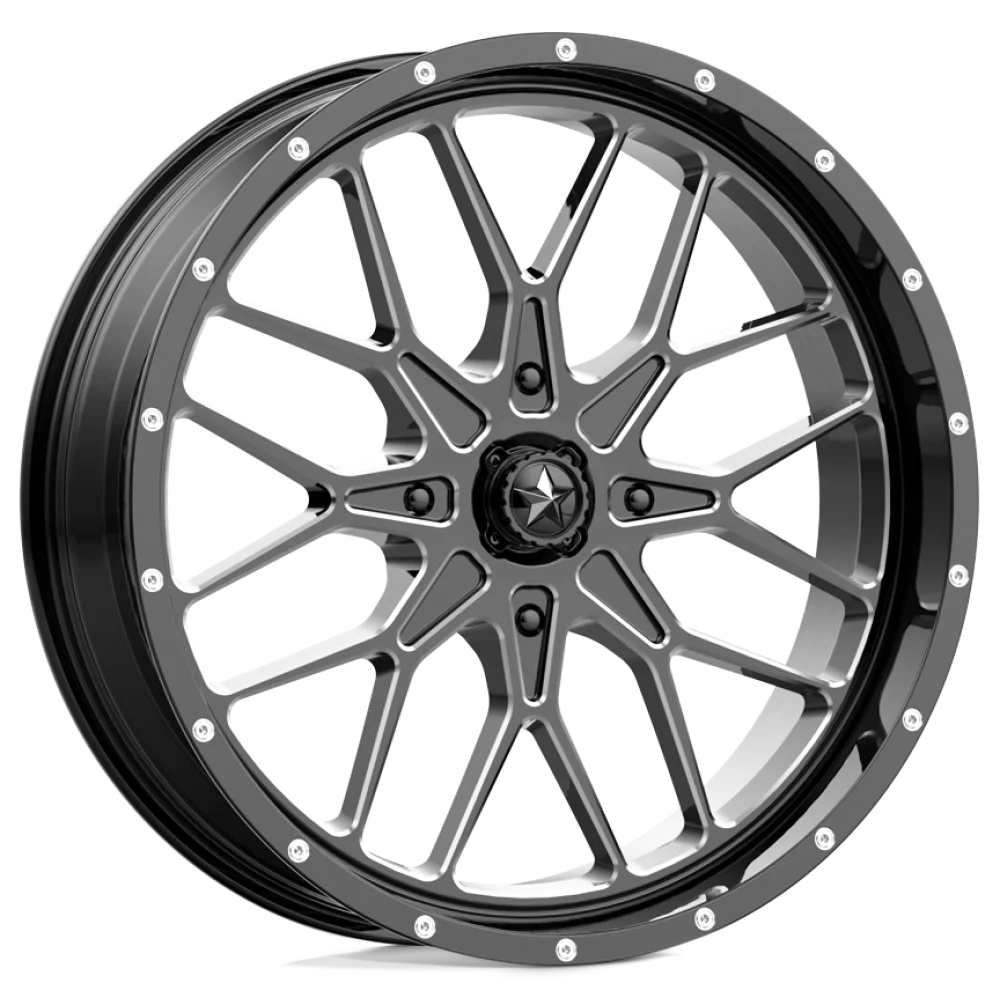 MSA M45 Portal Gloss Black Milled wheel