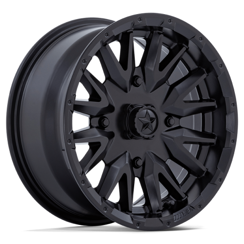 ITP MT911 27x10-14 (8ply) Tires on MSA M49 Creed Matte Black Wheels