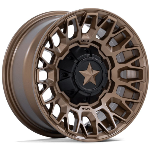 EFX MotoRally 28x10-15 Tires on MSA M50 Clubber Matte Bronze Wheels