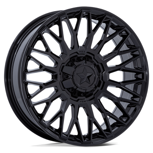 EFX MotoMTC 27x10-14 Tires on MSA M50 Clubber Gloss Black Wheels