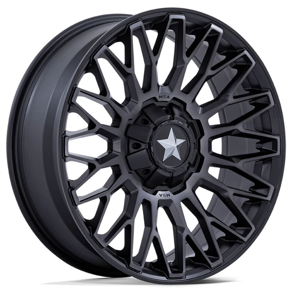 MSA M50 Clubber Matte Black DDT wheel