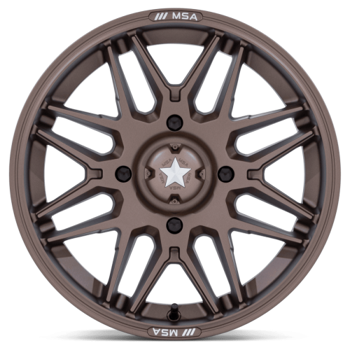 MSA M52 Radar Matte Bronze 15x7 Wheels Rims (Full Set)