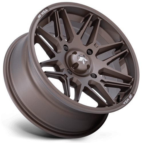 MSA M52 Radar Matte Bronze 15x7 Wheels Rims (Full Set)