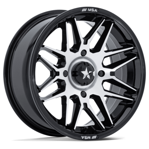 BFGoodrich Mud-Terrain KM3 28x10-14 Tires on MSA M52 Radar Machined Wheels