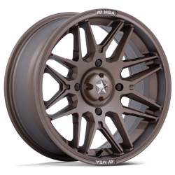 BFGoodrich Mud-Terrain KM3 30x10-14 Tires on MSA M52 Radar Matte Bronze Wheels