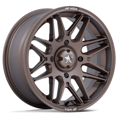 BFGoodrich Mud-Terrain KM3 28x10-14 Tires on MSA M52 Radar Matte Bronze Wheels