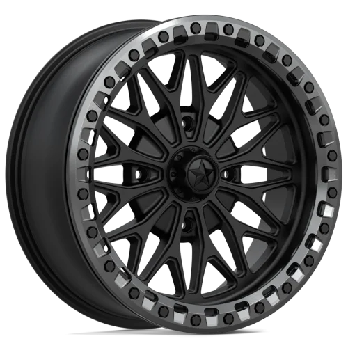 MSA M53 Bolo Matte Black Beadlock wheel