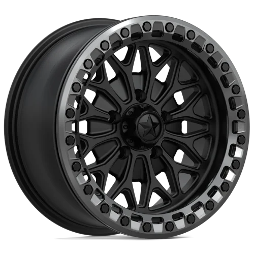 MSA M53 Bolo Matte Black Beadlock wheel