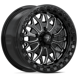 BFGoodrich Mud-Terrain KM3 32x10-15 (8ply) Radial Tires on MSA M53 Bolo Gloss Black Milled Beadlock Wheels BFGoodrich Mud-Terrain KM3 32x10-15 (8ply) Radial Tires on MSA M53 Bolo Gloss Black Milled Beadlock Wheels
