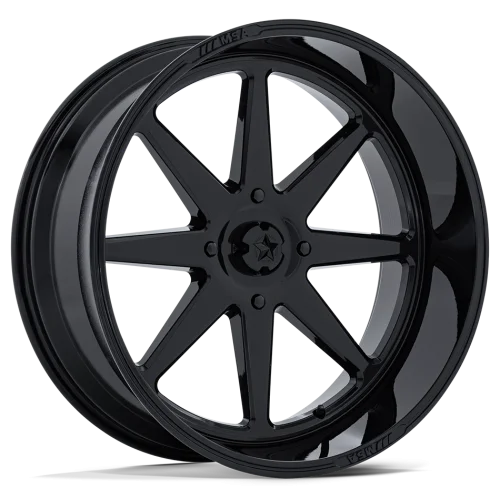 Msa Fuel Rims MSA M54 Spark Gloss Black 24x10 Wheels/Rims (Full Set)