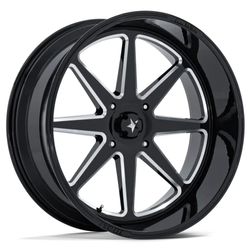 MSA M54 Spark Gloss Black Milled (24x10) wheel