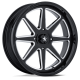 MSA M54 Spark Gloss Black Milled 18x7 Wheels/Rims (Full Set)